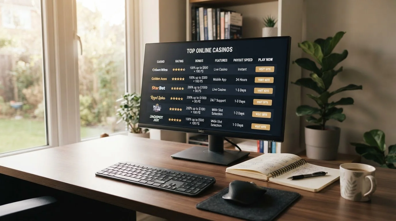 Srovnání online casin přijímajících paysafecard na monitoru