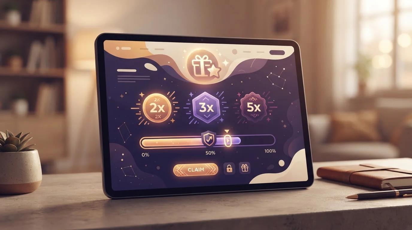 Symbolická ilustrace uvítacího balíku s podmínkami obratu u ethereum kasina