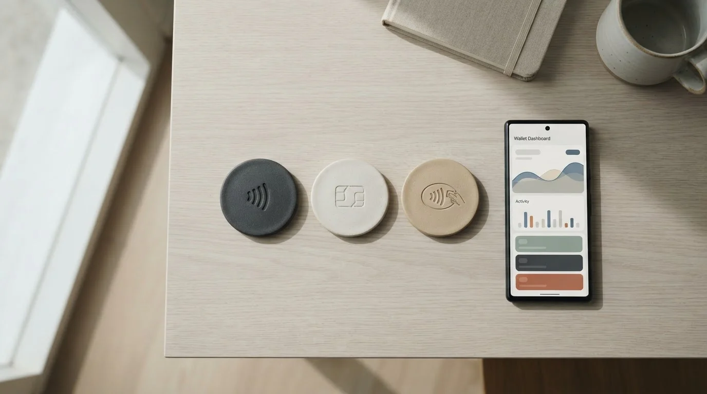 Notebook a mobilní telefon s otevřeným rozhraním různých značek skupiny Paysafe